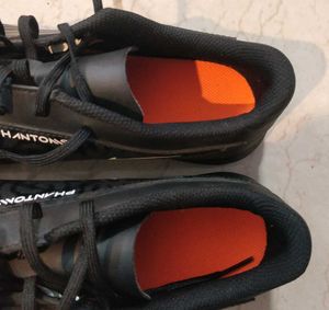 Nike Phantom Black Football Turf Boots UK 6