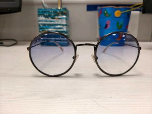 Fastrack Blue Round Sunglasses for Women