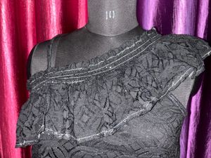 One Shoulder Sexy Sheer Top♠️🖤