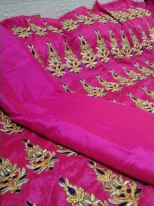 Very Low Price Brand heavy Work Suit/Saree Materia