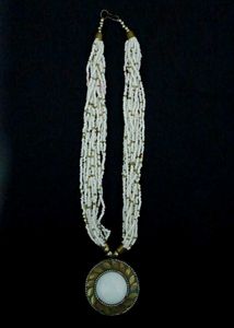 Beaded Pendant Necklace