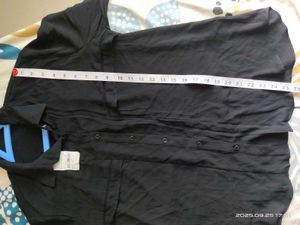 Black Shirt with front pattern - 42