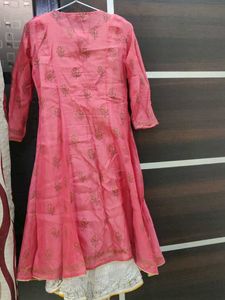 Festive Pink Kurta set