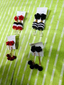 Pack of 4 Partywear Earrings ❤️