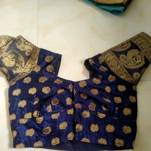 new saari with blouse