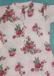 Beautiful Pure Cotton Kurti Set