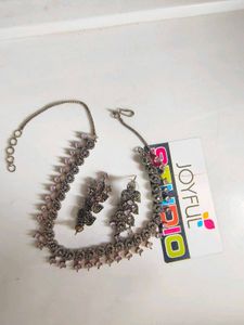AD Rose Gold Jwellery Set