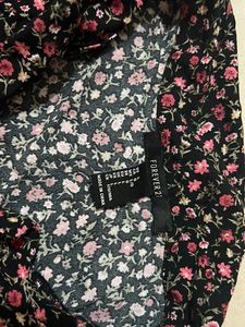 A Crinkled Shirt From Forever 21 With Cap Sleeve