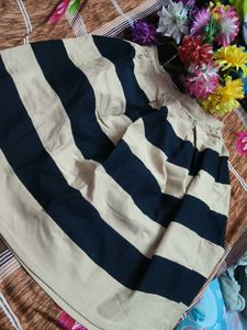 Striped Casual Skirt