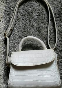 White Sling Bag