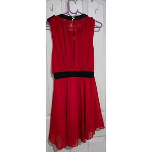 Red Fit &amp; Flare Dress