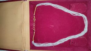 Crystal Pearl Strand Necklace