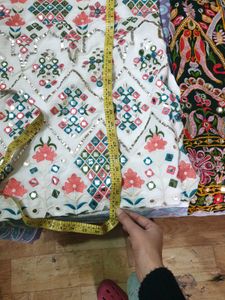 Embroidered Kurta &amp; sarara Set