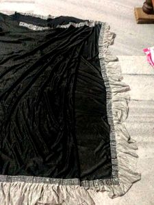 Ruffle Saree with Stone Work