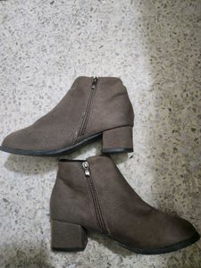 Brown Suede Boots For GIRLS