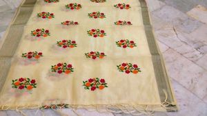 Floral Embroidered Sareee