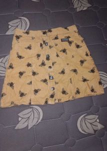 Yellow Mini Skirt