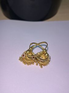 Golden Jhumka Earrings