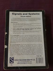 Signals and Systems Fourth edition P. Ramesh Babu R. Anandanatarajan