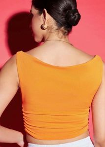 Orange Crop Top