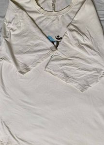 Omved Cream Men Organic Bamboo Cotton Tshirt