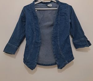 Denim Overcoat Stretchable Material