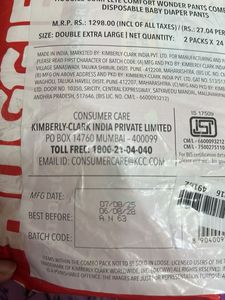 Huggies Diapers XXL (15-25kg) - 48pcs