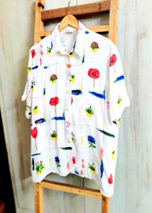 Abstract Print Shirt Size-42-44