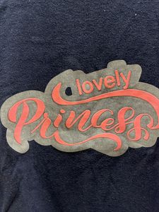 Dark Blue “Lovely Princess” Tshirt (Unused)