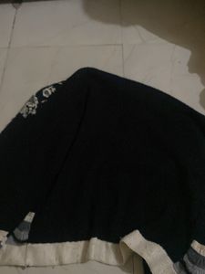 Vintage Floral Embroidered Cardigan