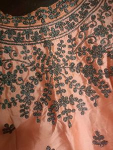 Elegant Peach Anarkali Suit