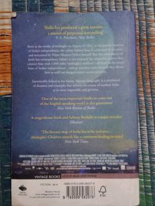 MIDNIGHT&#39;S CHILDREN by Salman rushdie