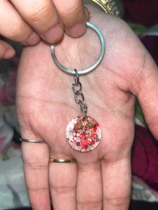 Four Floral Resin Keychain | 4 keychains |