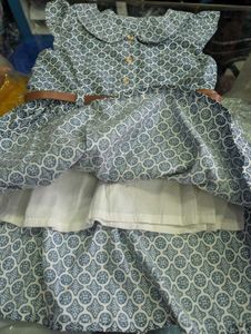 Frock With Belt Upto 1 Year To 5 Years