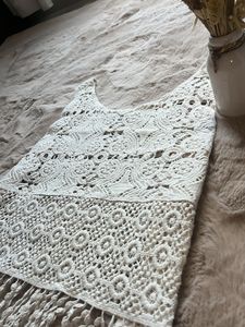 Boho Crochet Overlay Top