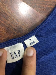 GAP Ladies Blue T-Shirt Dress