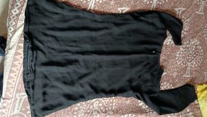 Black Lace Detail Top
