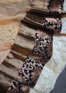 Peach Embroidered Anarkali Dress