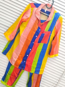 Multicolored Co-ord Set