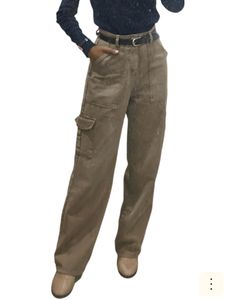 Women Cargo Jeans Pant 🌸