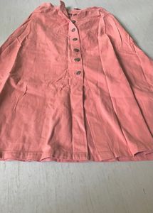 Vintage Button-Front Midi Skirt