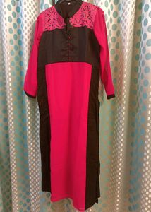 Silk Party Wear Long Kurti, Unused