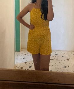 Floral Halter Romper