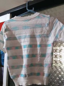 Striped knit top