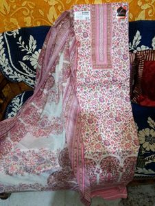 Pure Cotton Floral Print Women Suit Set
