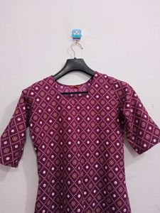 Purple Stylish Kurti For Women