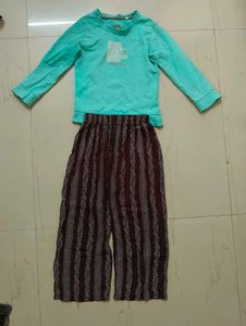 Kids Tshirt &amp; Plazzo + 2 Night Pants