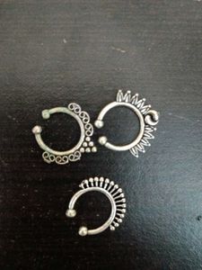 Silver Bohemian Ear Cuffs