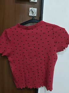 Red Polka Dot T-shirt