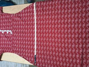 Red Ikat-Inspired Button Up. TODAY DEAL 👍👌